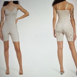 NWOT AFRM Bike Body Suit (L)